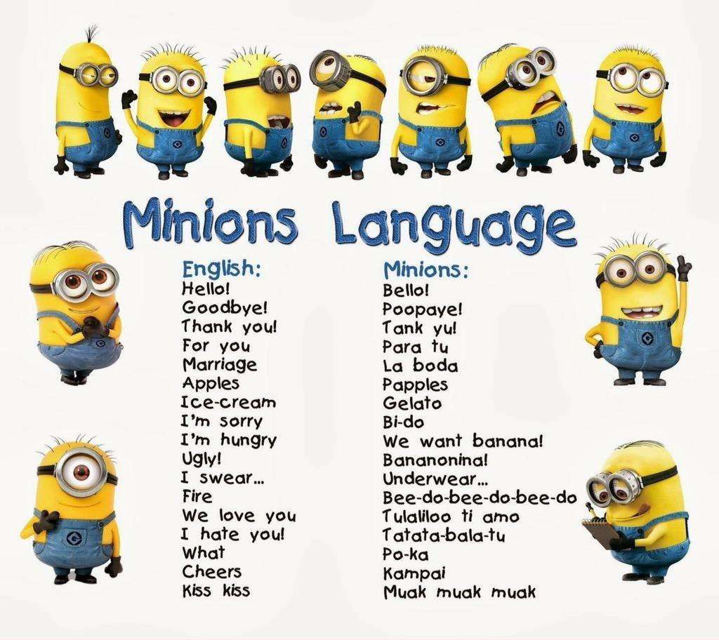 TIME TO LEARN ENGLISH WITH MINIONS
