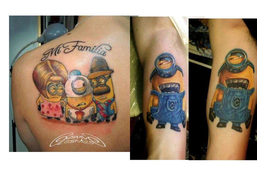 These Minion Tattoos are Cute you have to admire them