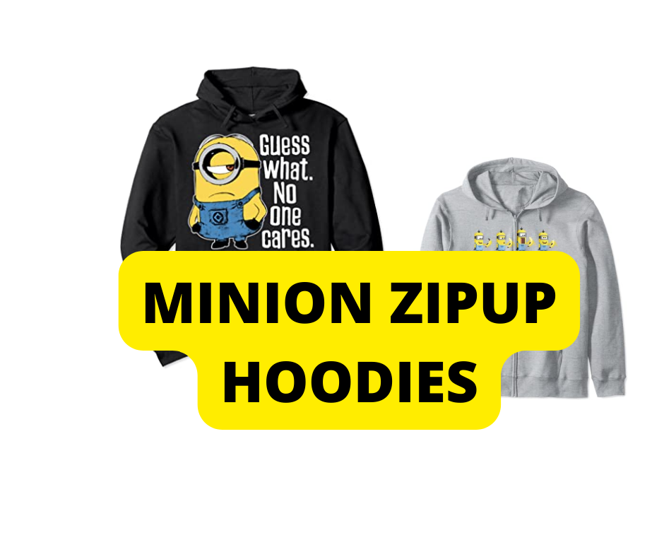 Minion zip up hoodie