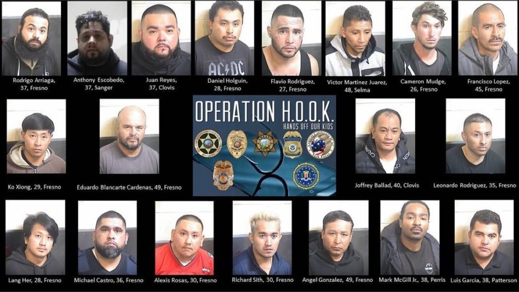 Operation H.O.O.K.  Nets 19 Arrests of Potential Sexual Predators