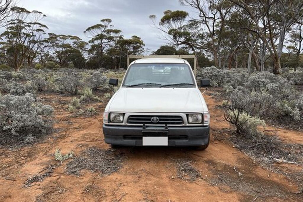 Toyota Hilux  believed to have been driven by  17 year old Bailee