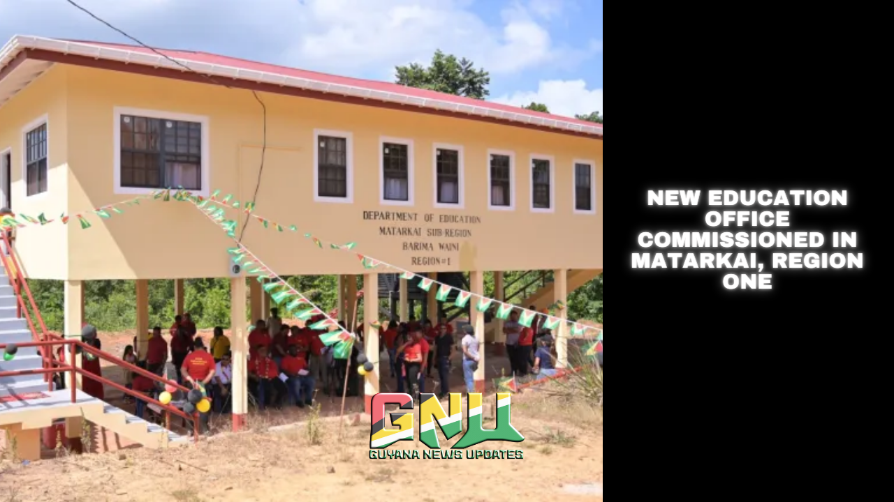 New Education Office Commissioned in Matarkai Region One