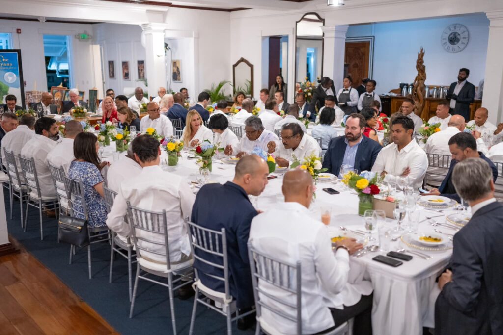 President Irfaan Ali Hosts Dinner for Distinguished Guests at Guyana's State House