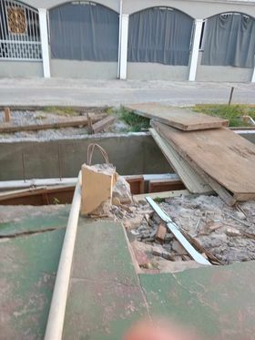 Neglected Drainage Project Causing Property Damage