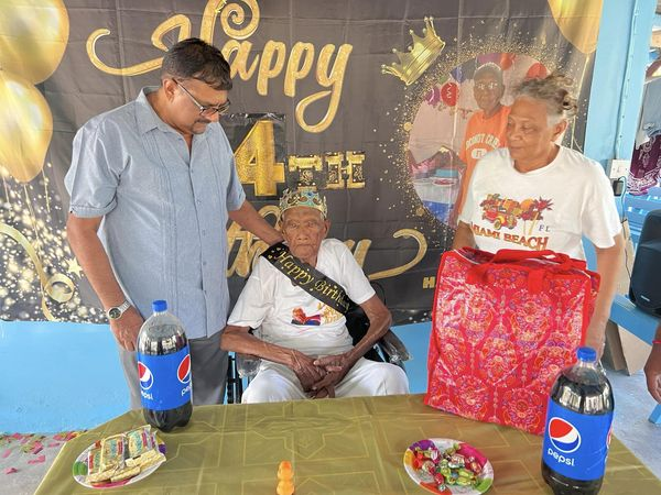 Joejodhan Bharosi celebrates his 104 Birthday 