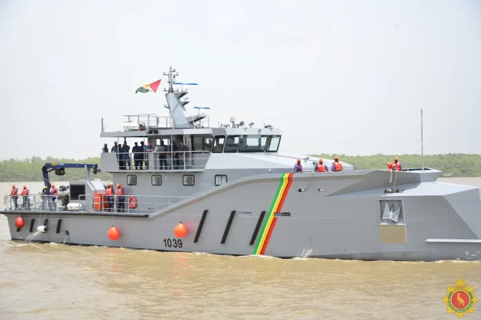 Guyana Defence Force Coast Guard Receives New 115 Defiant Patrol Vessel