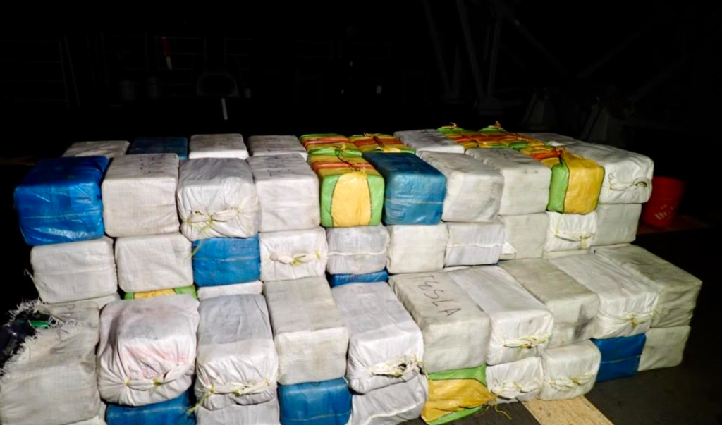 Narco Submarine Intercepted Offshore with Over 5000 Pounds of Cocaine