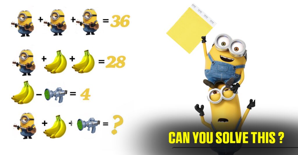 Minion math puzzle 1